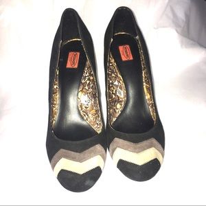 Missoni for Target Brown Suede Zig Zag Pumps